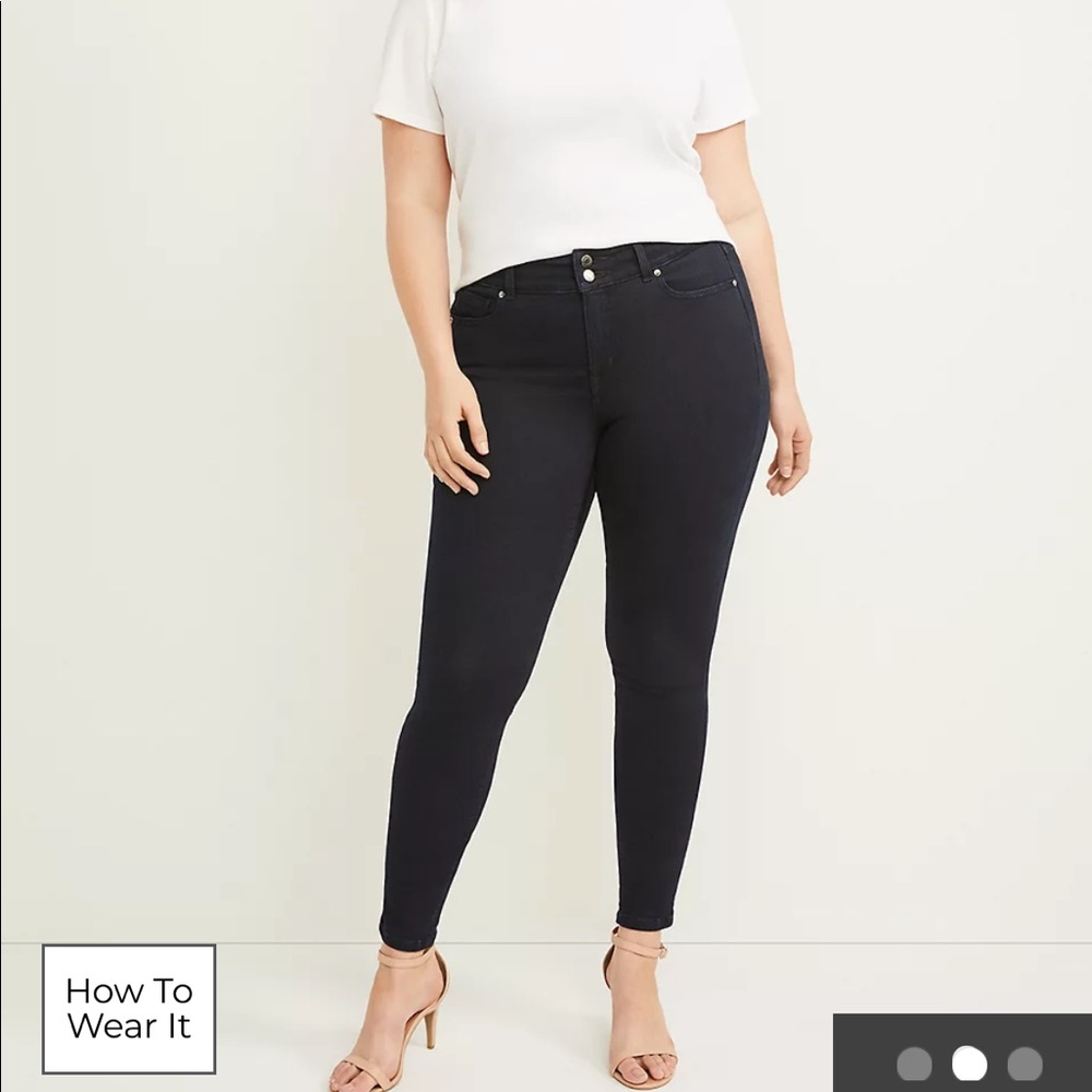Lane Bryant High Rise Skinny Jeans